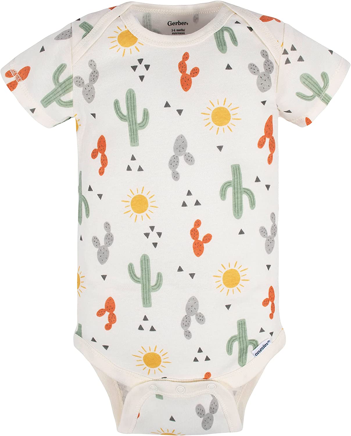 Gerber Unisex Baby 5-Pack Short Sleeve Variety Onesies Bodysuits Southwest Newborn - Image 2